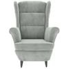 Sillón De Salón | Silla | Sillón De Terciopelo Gris Clarocfw792182