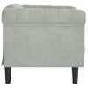 Sillón De Salón | Silla | Sillón De Terciopelo Gris Clarocfw792185