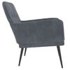 Sillón De Salón | Silla | Sillón De Terciopelo Gris Oscuro 62x79x79 Cmcfw792200