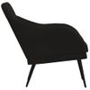 Sillón De Salón | Silla | Sillón De Terciopelo Negro 63x76x80 Cmcfw792218