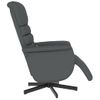 Sillón Reclinable De Masaje | Sillón De Salón | Silla Con Reposapiés Cuero Sintético Griscfw792394