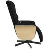 Sillón Reclinable De Masaje | Sillón De Salón | Silla Con Reposapiés Tela Negracfw792420