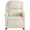 Sillón Reclinable De Masaje | Sillón De Salón | Silla Cuero Sintético Cremacfw792434