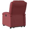 Sillón Reclinable De Masaje | Sillón De Salón | Silla De Pie Cuero Artificial Rojo Tintocfw792491