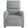 Sillón Reclinable De Masaje | Sillón De Salón | Silla De Tela Gris Clarocfw792507