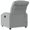 Sillón Reclinable De Masaje | Sillón De Salón | Silla De Tela Gris Clarocfw792512