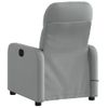 Sillón Reclinable De Masaje | Sillón De Salón | Silla De Tela Gris Clarocfw792513