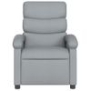 Sillón Reclinable De Masaje | Sillón De Salón | Silla De Tela Gris Clarocfw792514