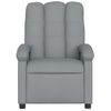 Sillón Reclinable De Masaje | Sillón De Salón | Silla De Tela Gris Clarocfw792518