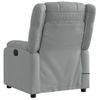 Sillón Reclinable De Masaje | Sillón De Salón | Silla De Tela Gris Clarocfw792519