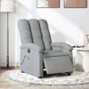 Sillón Reclinable De Masaje | Sillón De Salón | Silla Eléctrico Tela Gris Clarocfw792552