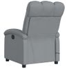 Sillón Reclinable De Masaje | Sillón De Salón | Silla Eléctrico Tela Gris Clarocfw792552