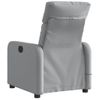 Sillón Reclinable De Masaje | Sillón De Salón | Silla Eléctrico Tela Gris Clarocfw792553