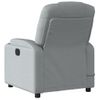 Sillón Reclinable De Masaje | Sillón De Salón | Silla Eléctrico Tela Gris Clarocfw792557