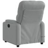 Sillón Reclinable De Masaje | Sillón De Salón | Silla Eléctrico Tela Gris Clarocfw792558