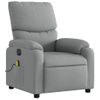 Sillón Reclinable De Masaje | Sillón De Salón | Silla Eléctrico Tela Gris Clarocfw792559