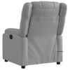 Sillón Reclinable De Masaje | Sillón De Salón | Silla Eléctrico Tela Gris Clarocfw792563