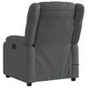 Sillón Reclinable De Masaje | Sillón De Salón | Silla Eléctrico Tela Gris Oscurocfw792574