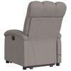 Sillón Reclinable De Masaje | Sillón De Salón | Silla Elevable Tela Gris Taupécfw792604