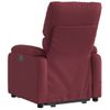 Sillón Reclinable De Masaje | Sillón De Salón | Silla Elevable Tela Rojo Tintocfw792631