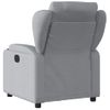 Sillón De Salón | Silla | Sillón Reclinable De Tela Gris Clarocfw792654