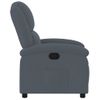 Sillón De Salón | Silla | Sillón Reclinable De Terciopelo Gris Oscurocfw792687