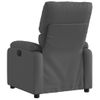 Sillón De Salón | Silla | Sillón Reclinable Eléctrico De Tela Gris Oscurocfw792700