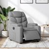 Sillón De Salón | Silla | Sillón Reclinable Eléctrico Tela Gris Clarocfw792712