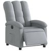 Sillón De Salón | Silla | Sillón Reclinable Eléctrico Tela Gris Clarocfw792714