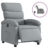 Sillón De Salón | Silla | Sillón Reclinable Eléctrico Tela Gris Clarocfw792716