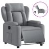 Sillón De Salón | Silla | Sillón Reclinable Eléctrico Tela Gris Clarocfw792718