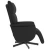 Sillón Reclinable Masaje | Sillón De Salón | Silla Con Reposapiés Cuero Sintético Negrocfw792826