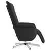 Sillón Reclinable Masaje | Sillón De Salón | Silla Con Reposapiés Cuero Sintético Negrocfw792828