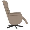 Sillón Reclinable Masaje | Sillón De Salón | Silla Reposapiés Cuero Sintético Capuchinocfw792851