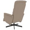 Sillón Reclinable Masaje | Sillón De Salón | Silla Reposapiés Cuero Sintético Capuchinocfw792851