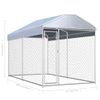 Perrera De Exterior | Jaula Para Perro | Parque Para Mascotas Con Toldo 382x192x225 Cm Cfw783758