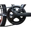 Bicicleta Infantil 24” Umit Cuadro Aluminio 7v Gris-rojo