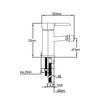 Universal De Griferia Gs10050 Sil Grifo Monomando Bide Cromo