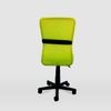 Sillas De Oficina Con Asiento Textil Color Negro-verde. Modelo Alba