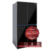 Frigorifico Combi Americano Amcb-496bc Crystal Infiniton (Inverter, Negro, Alto 185cm, No Frost Total) Instalacion Incluida