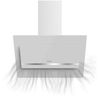 Campana Infiniton Cmptral-a92b - Cristal Blanco, 90 Cm, 400m³/h, 210w, Perimetral