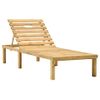 Tumbona De Jardín | Silla | Sillón Exterior De Madera De Pino Impregnada Cfw878459