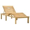 Tumbona De Jardín | Silla | Sillón Exterior De Madera De Pino Impregnada Cfw878459