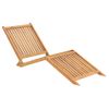 Tumbona De Jardín | Silla | Sillón Exterior De Madera Maciza De Teca Cfw488190