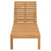 Tumbona De Jardín | Silla | Sillón Exterior De Madera Maciza De Teca Cfw951802