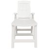 Tumbona De Jardín | Silla | Sillón Exterior De Plástico Blanco Cfw348641