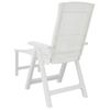 Tumbona De Jardín | Silla | Sillón Exterior De Plástico Blanco Cfw348641