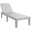 Tumbona De Jardín | Silla | Sillón Exterior De Polipropileno Gris 159x57x83,5 Cm Cfw647473