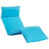 Tumbona De Jardín | Silla | Sillón Exterior Plegable De Tela Oxford Azul Cfw478468