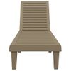 Tumbona De Jardín | Silla | Sillón Exterior Polipropileno Marrón Claro 155x58x83 Cm Cfw883151